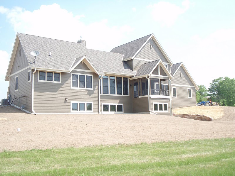 This freshly graded yard is ready for seeding or sodding. - Bob's Grading Milwaukee